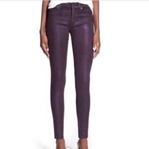 [Hudson] Nico super skinny mid rise jeans purple